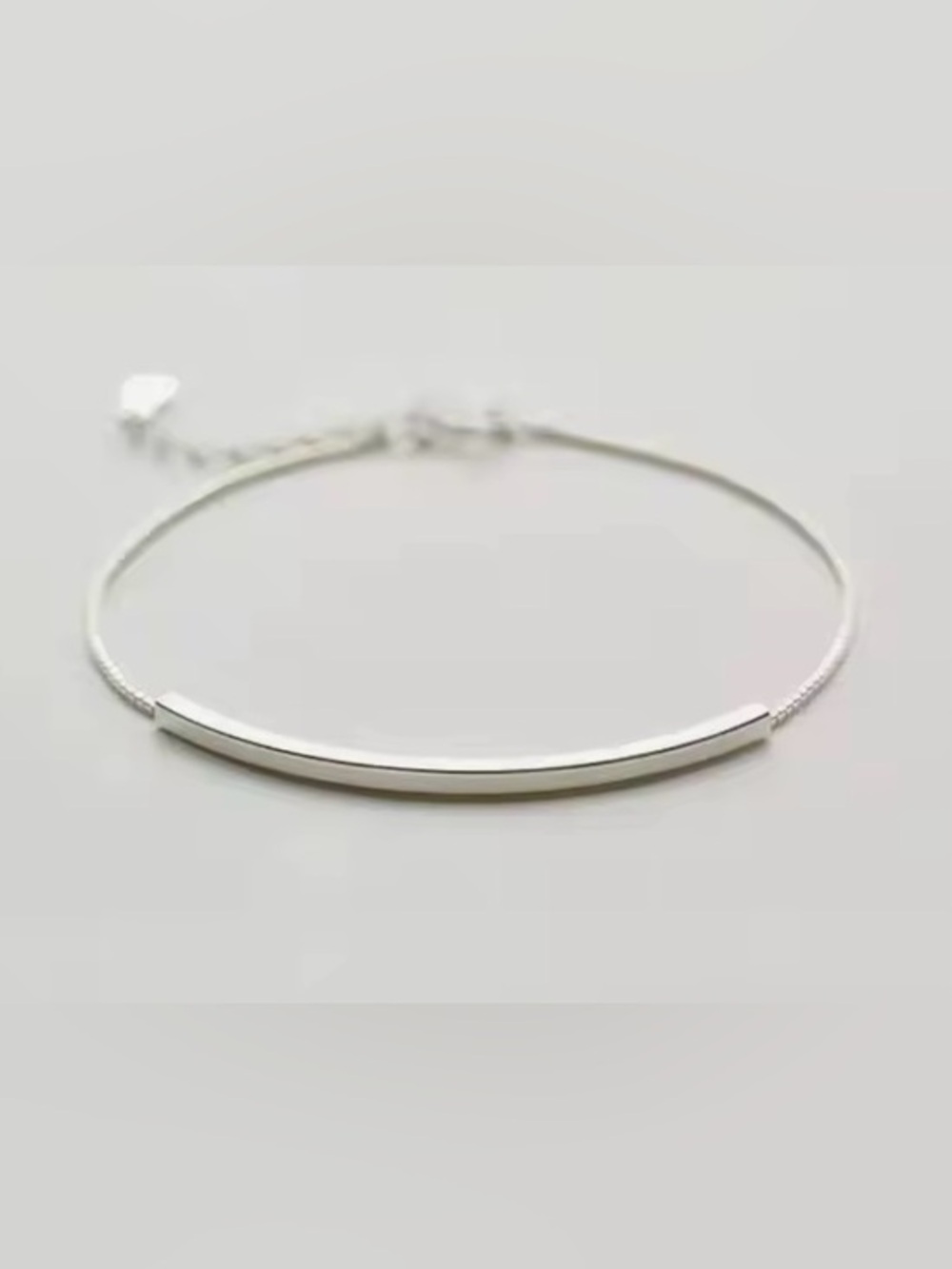 New Delicate .925 Bar Bracelet